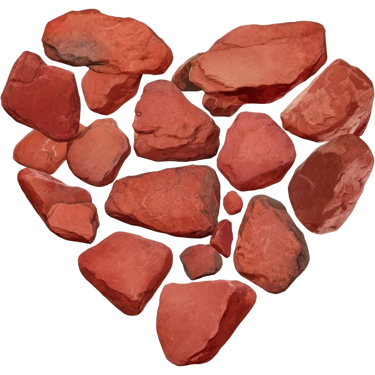 Red Rock heart emoji