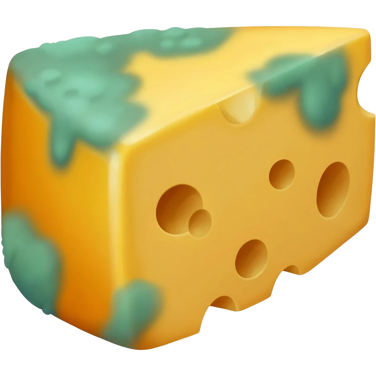 Moldy cheddar cheese emoji