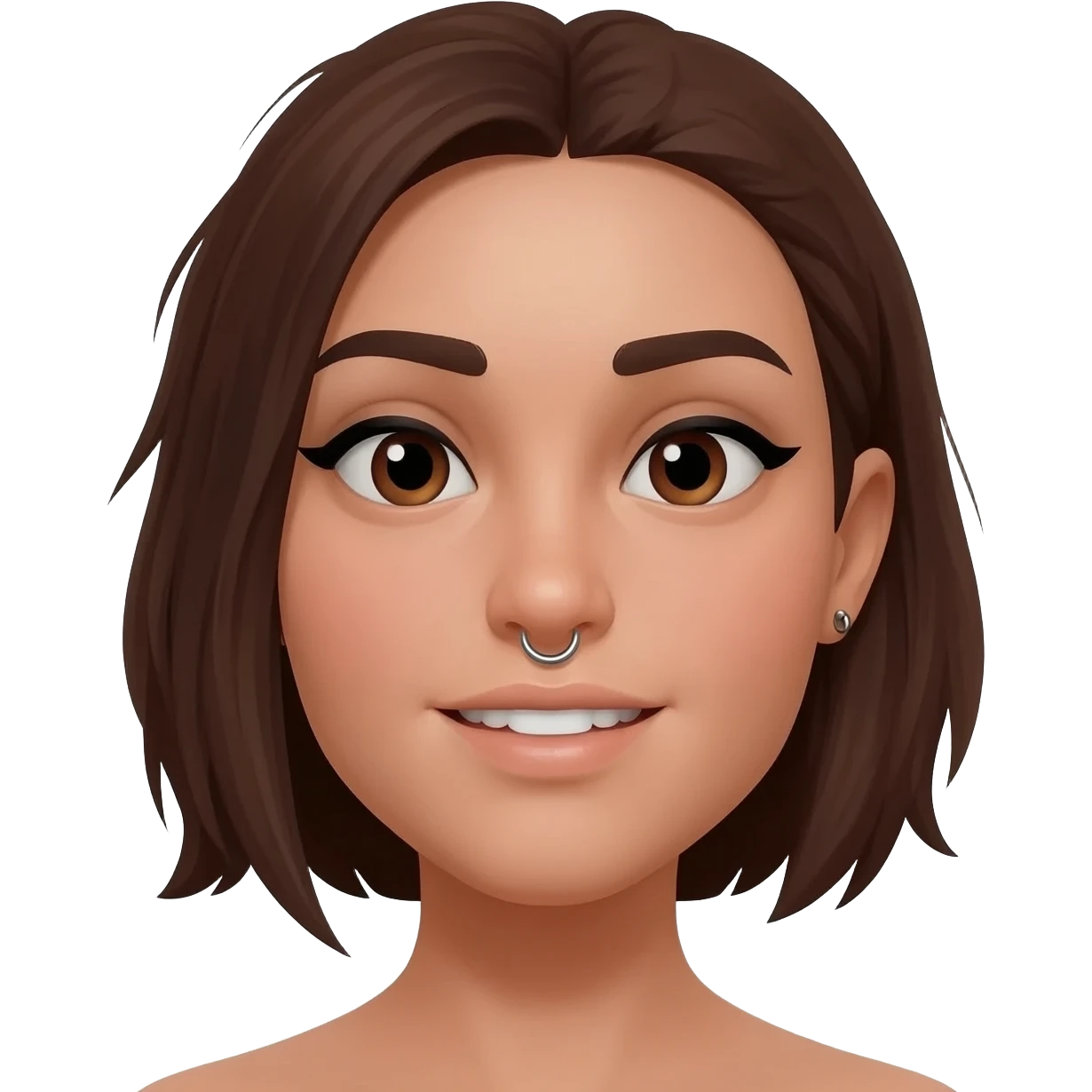 Female nipple piercings emoji