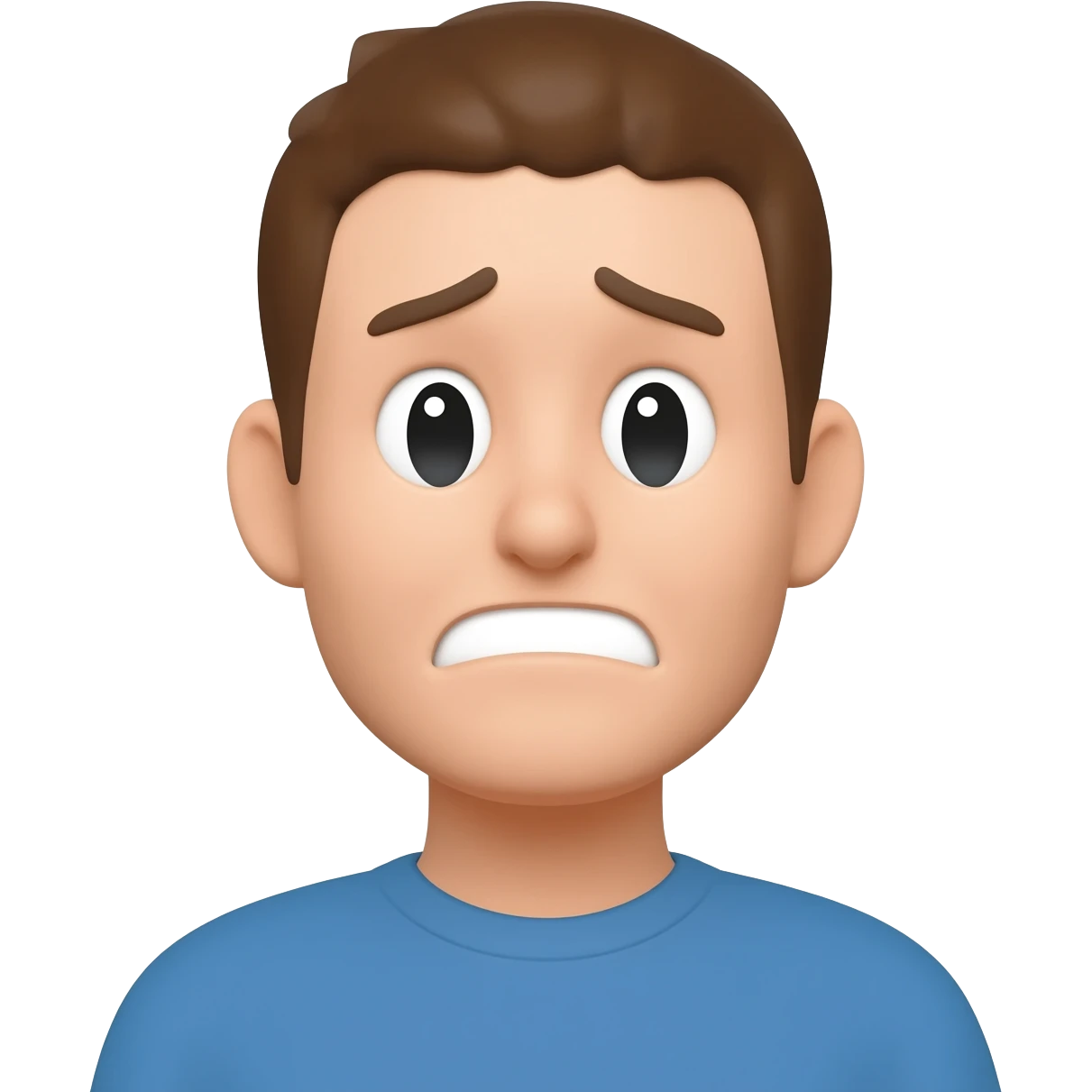 smiled unhappily emoji