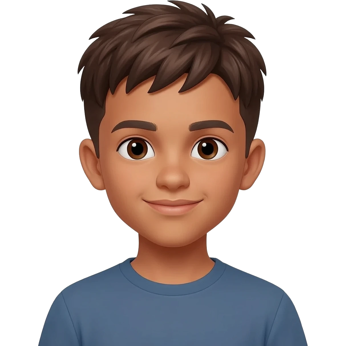 garçon metisse 13 ans brun cheuveux courts emoji