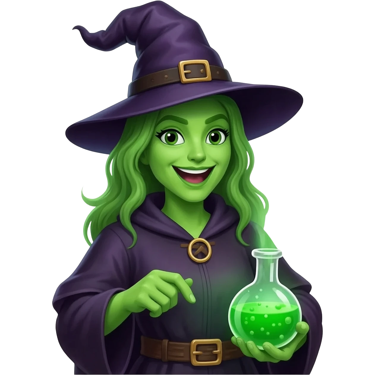 green witch cooking potion emoji