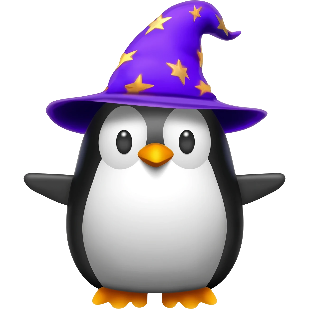 Penguin Wizard emoji