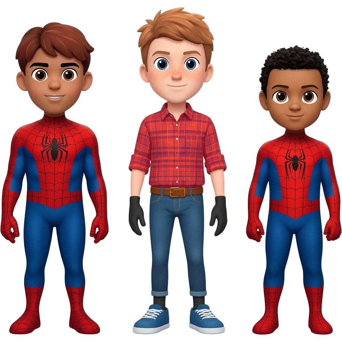Spider mans Siblings emoji