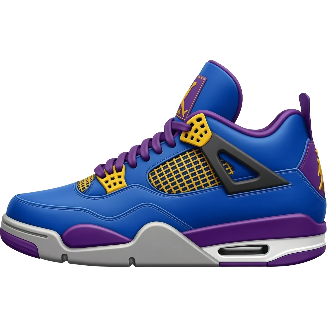 jordan 4 lakers emoji