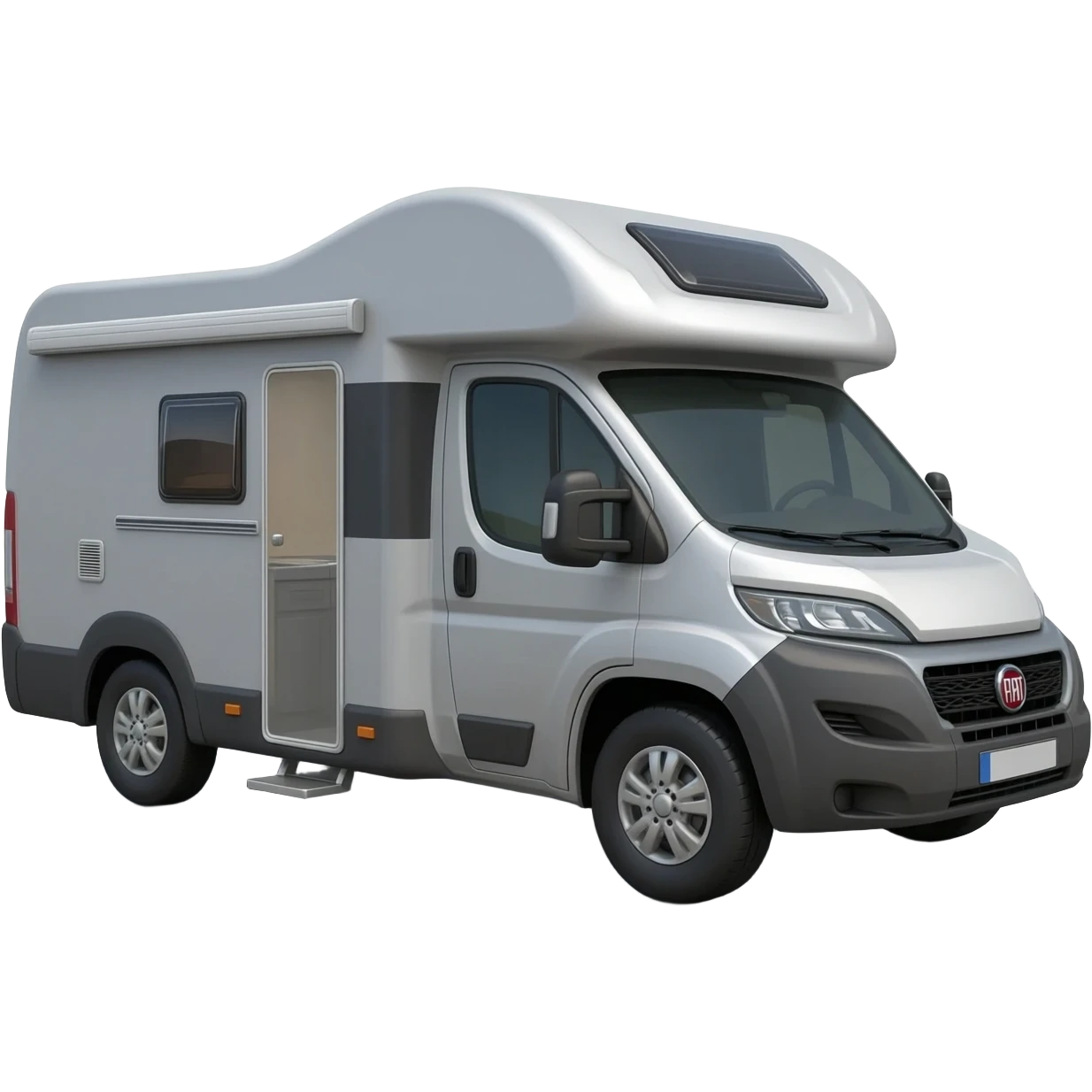 2026 Fiat Ducato camper van light grey emoji