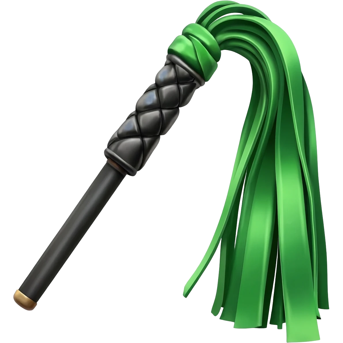 black and green flogger emoji