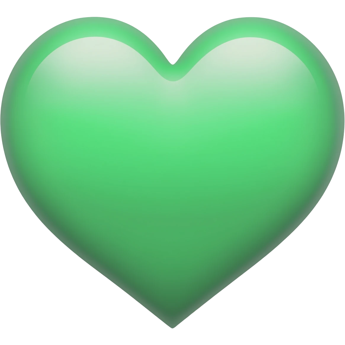 Sage green heart emoji