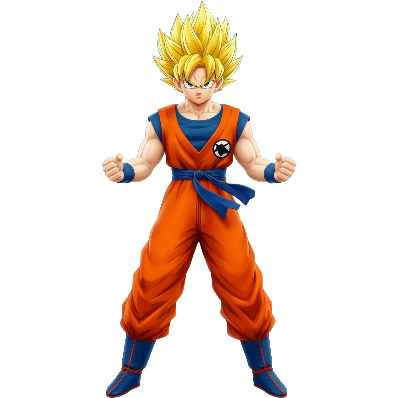 Goku emoji of kamehameha emoji