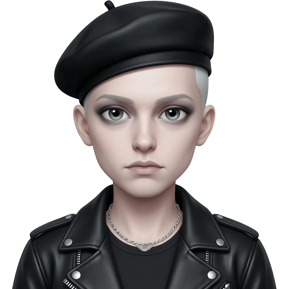Goth,beret emoji
