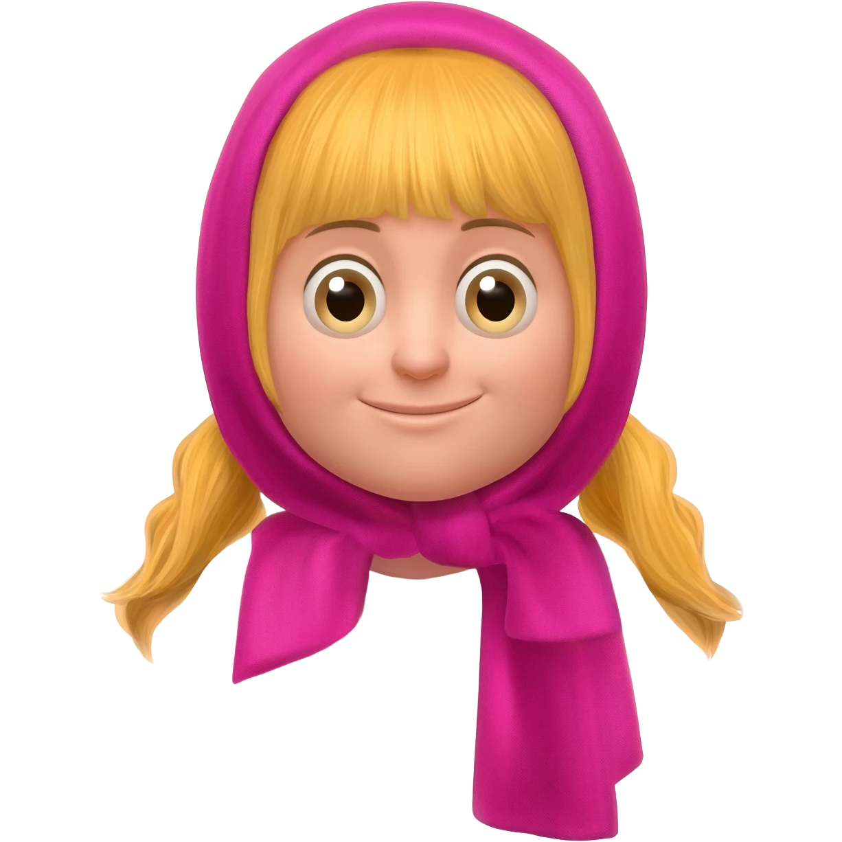 Девушка в платке говорит «не знаю», «Без понятия» emoji