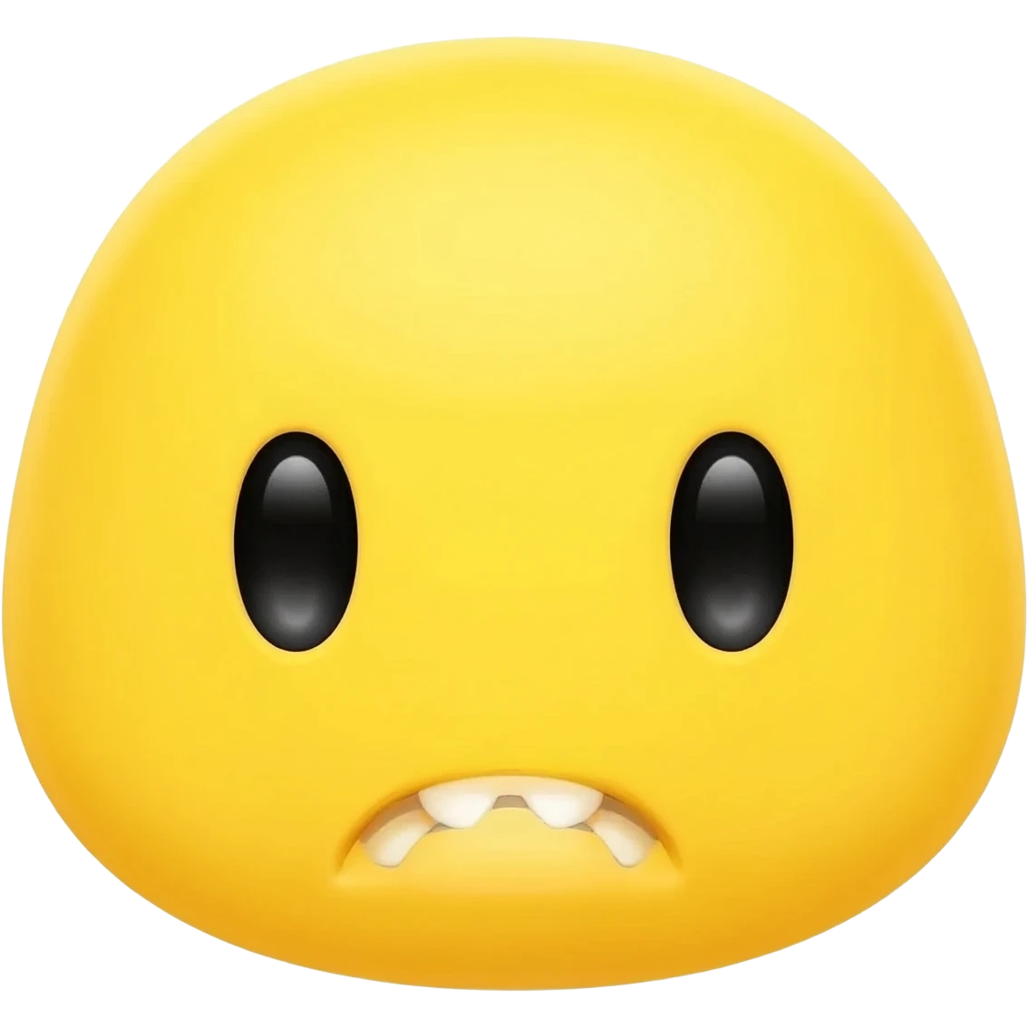 Yellow emoji adorable fiesty face emoji