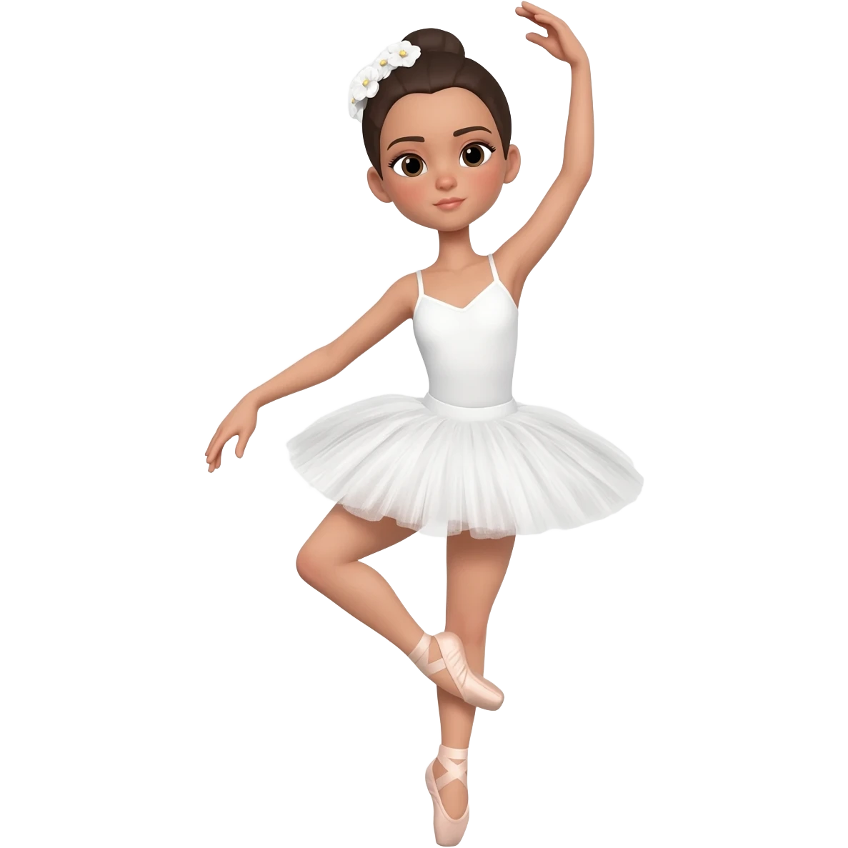 ballet hairstyle emoji