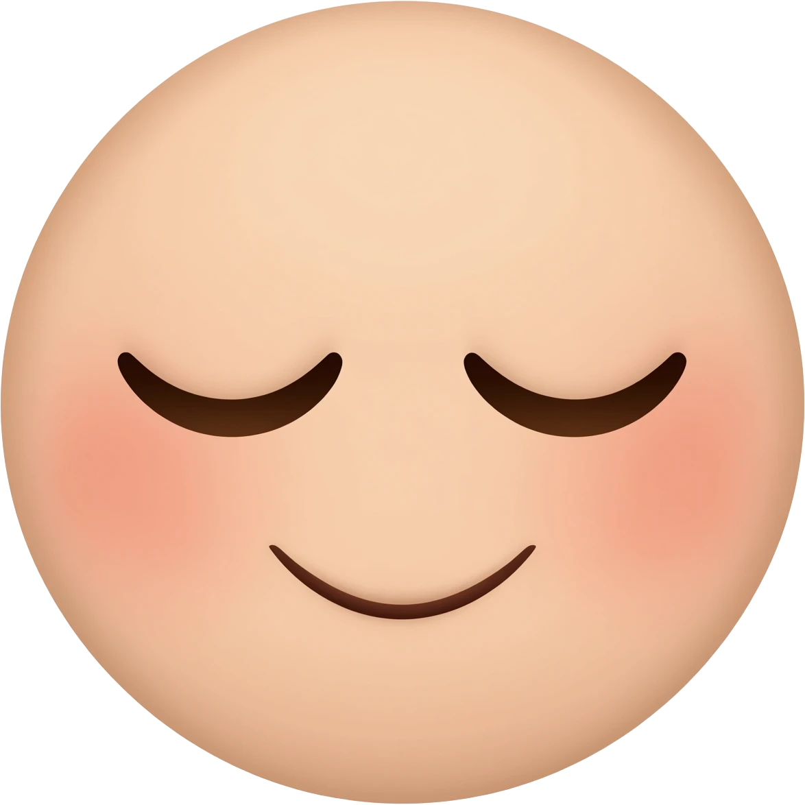 sleepy happy face emoji