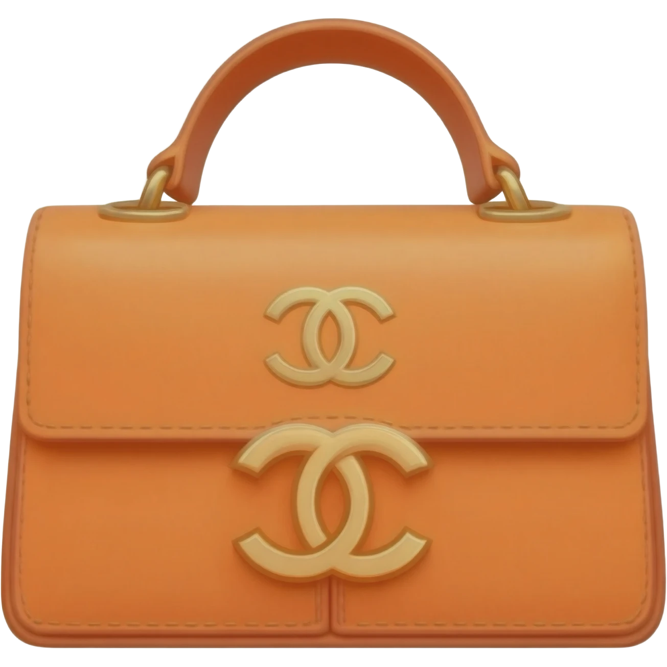 orange chanel dior bag emoji