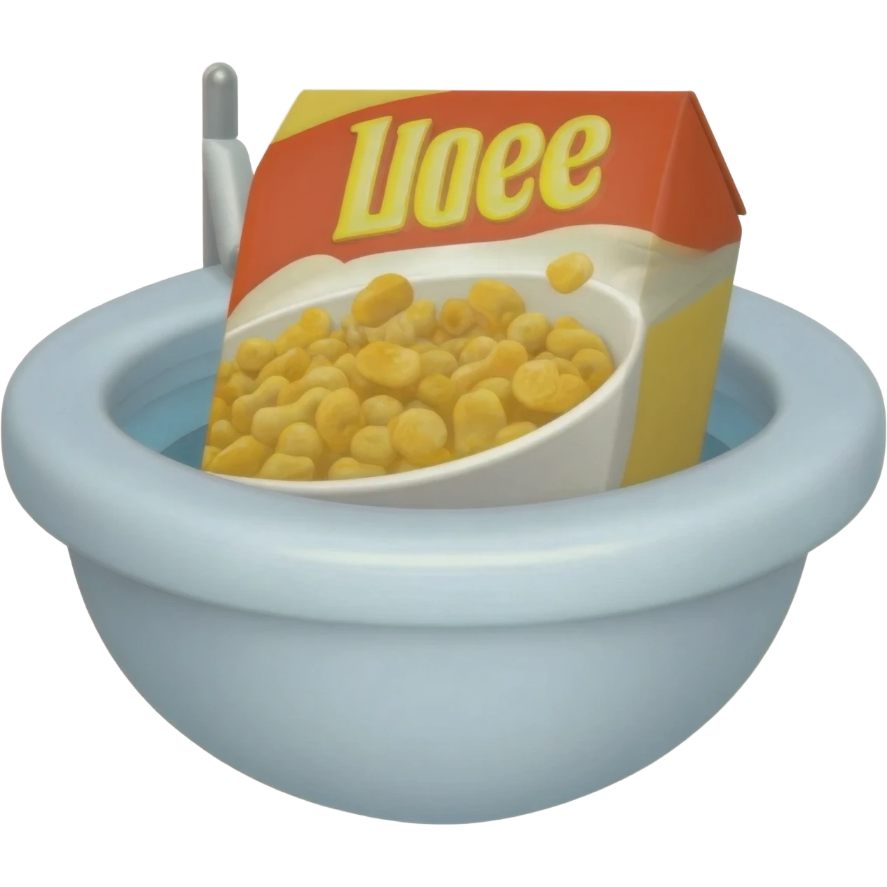 Cereal inside my toliet emoji