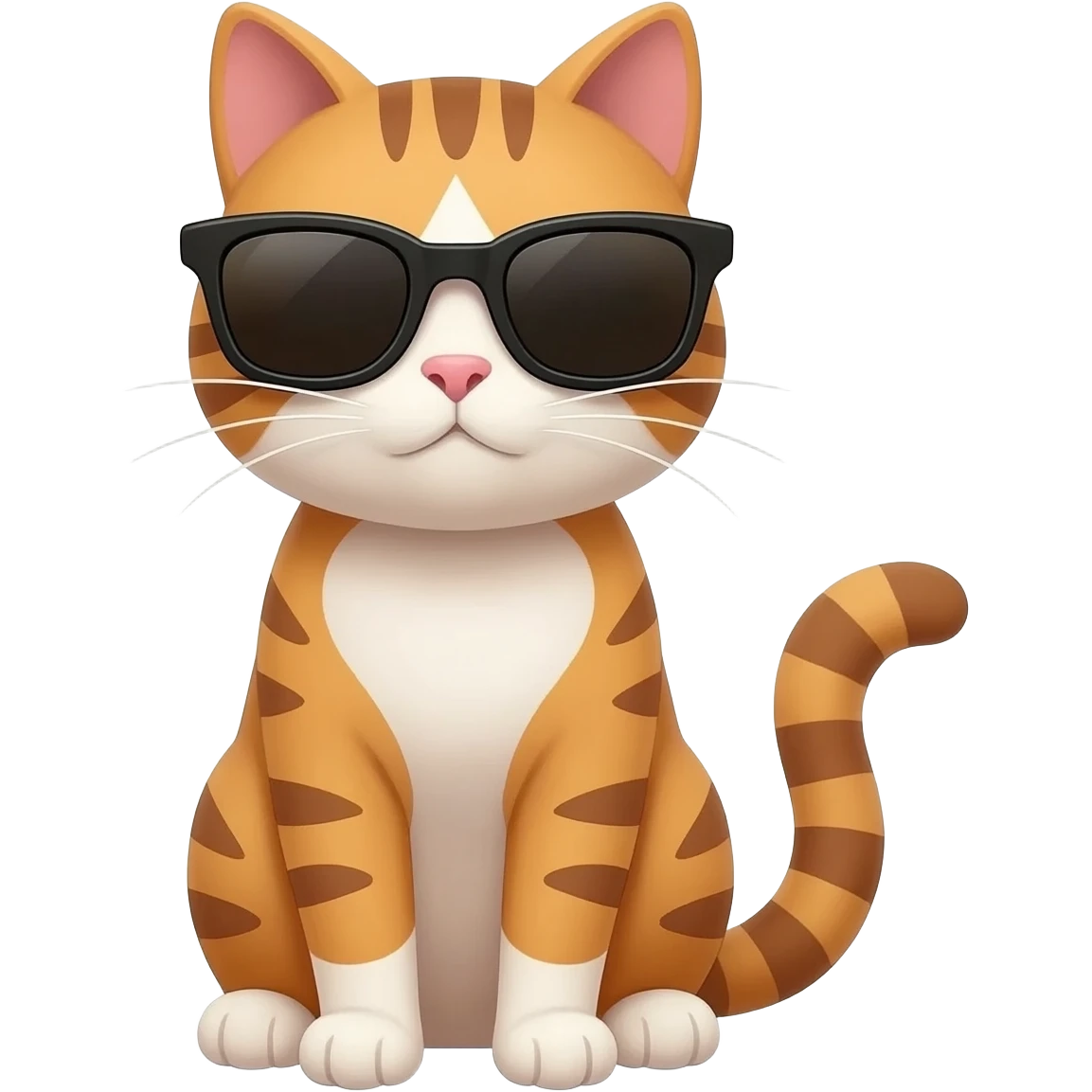Cat wearing sunglasses emoji