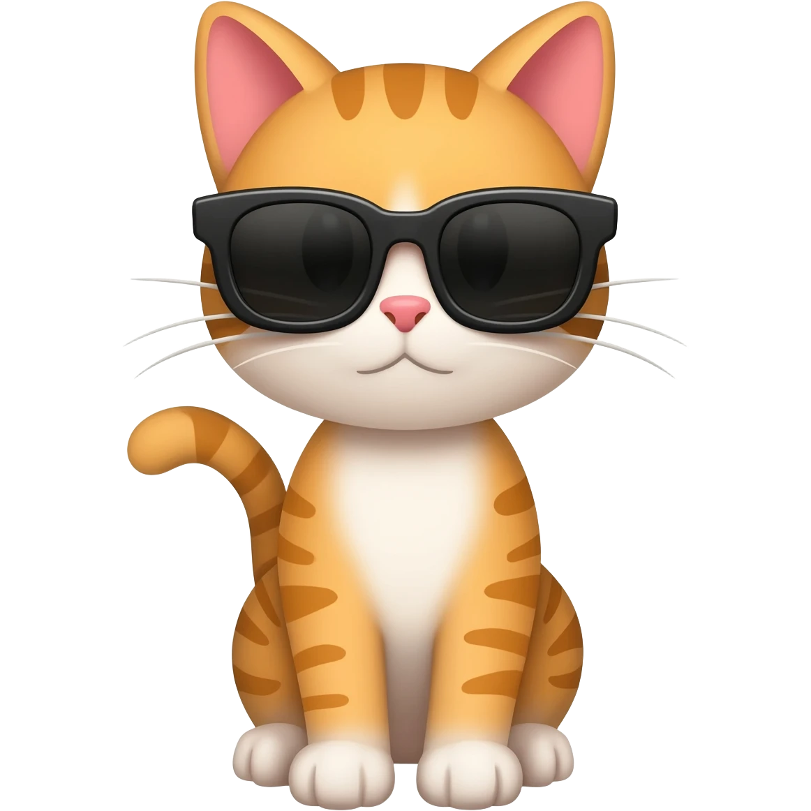 Cat wearing sunglasses emoji