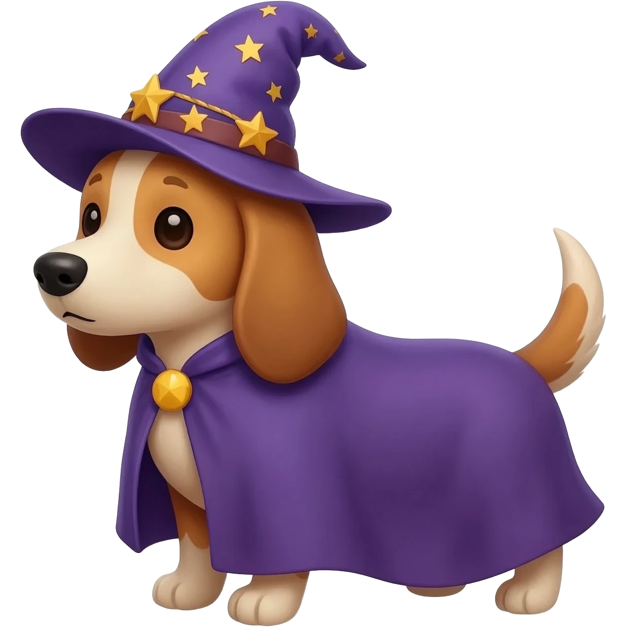 Dog wizard emoji