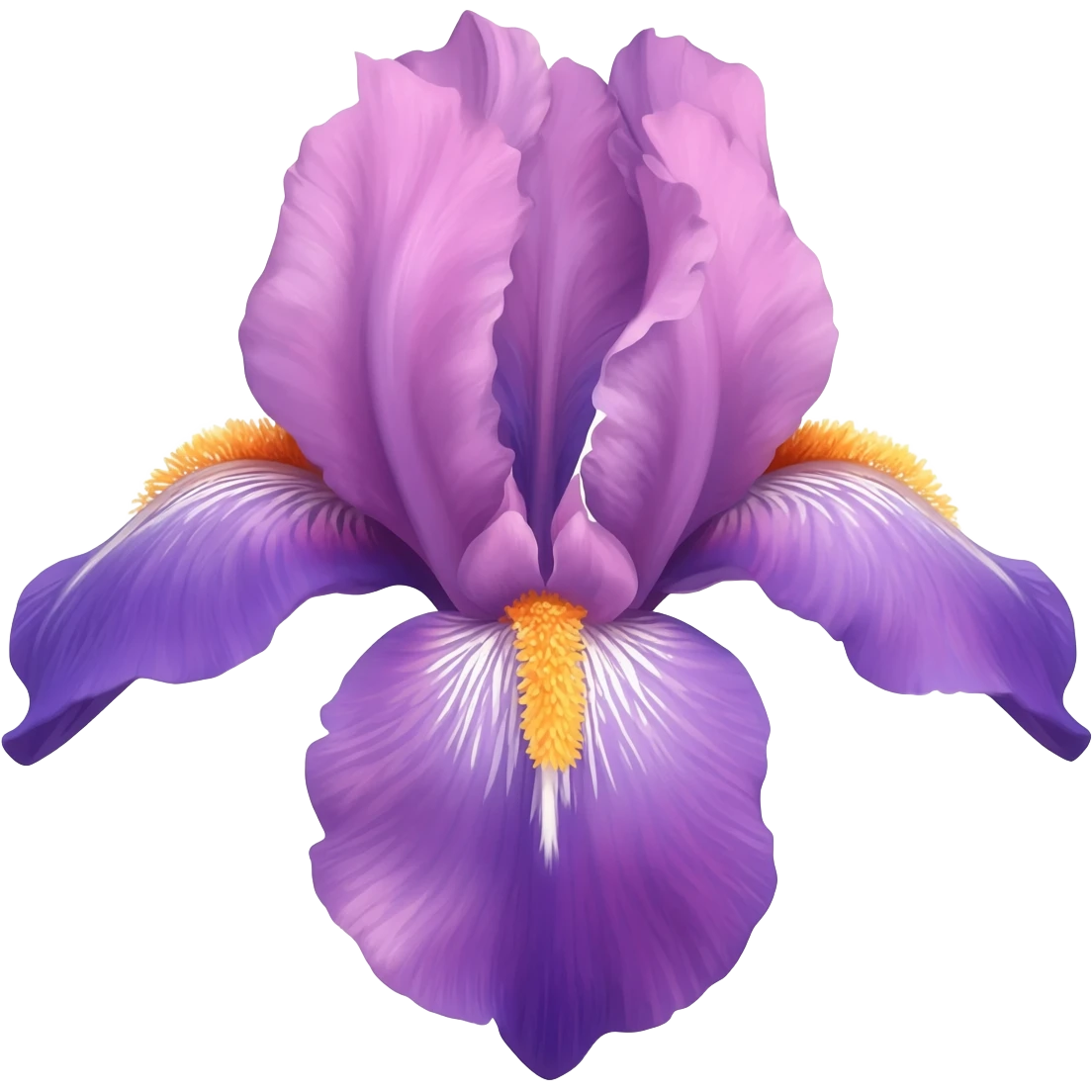 Iris flower emoji