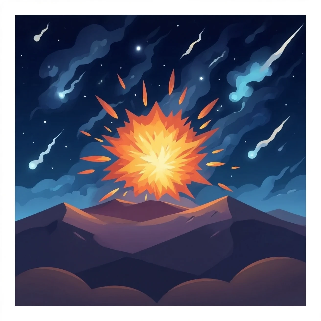 30. galaxy supernova storm emoji