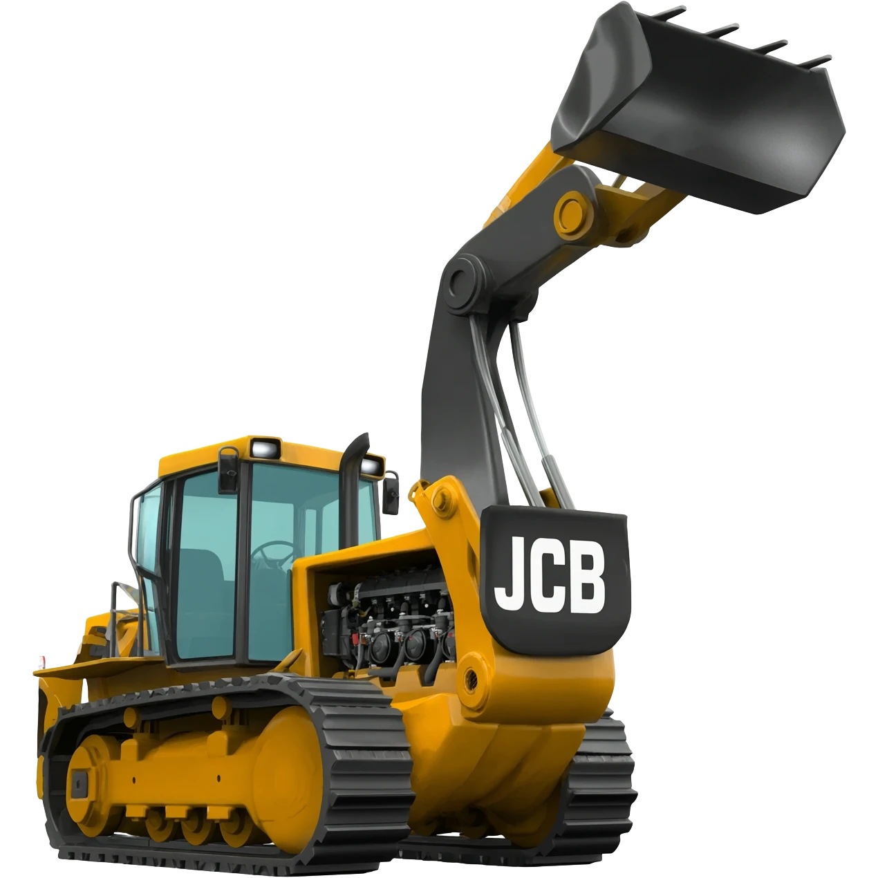Jcb buldoger 3dx model emogi emoji emoji