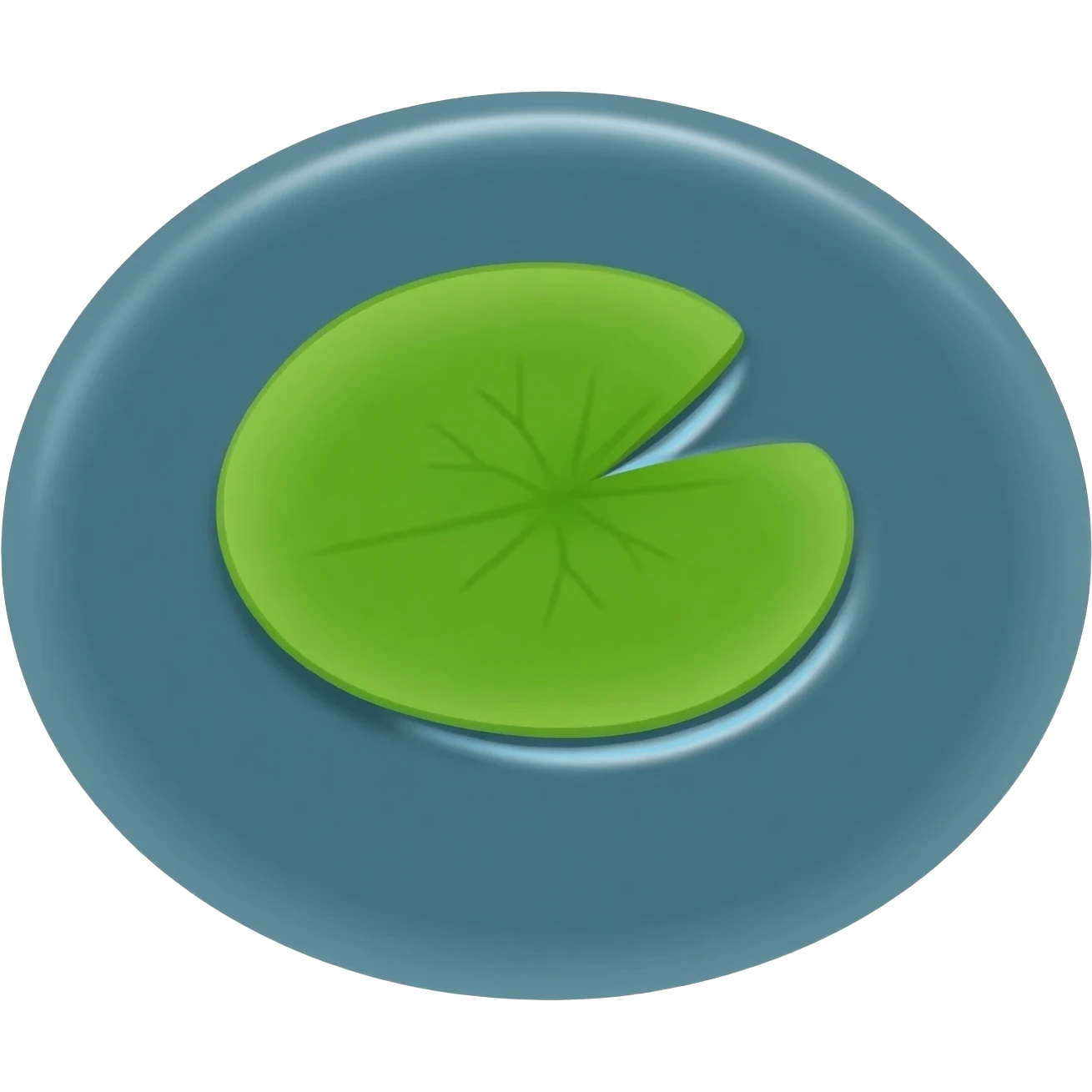 Lilypad with no flowers emoji