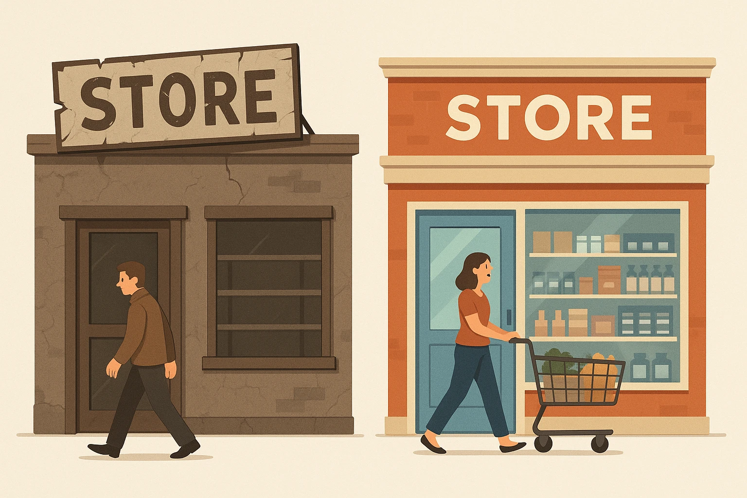 Convince store poor store & More emoji