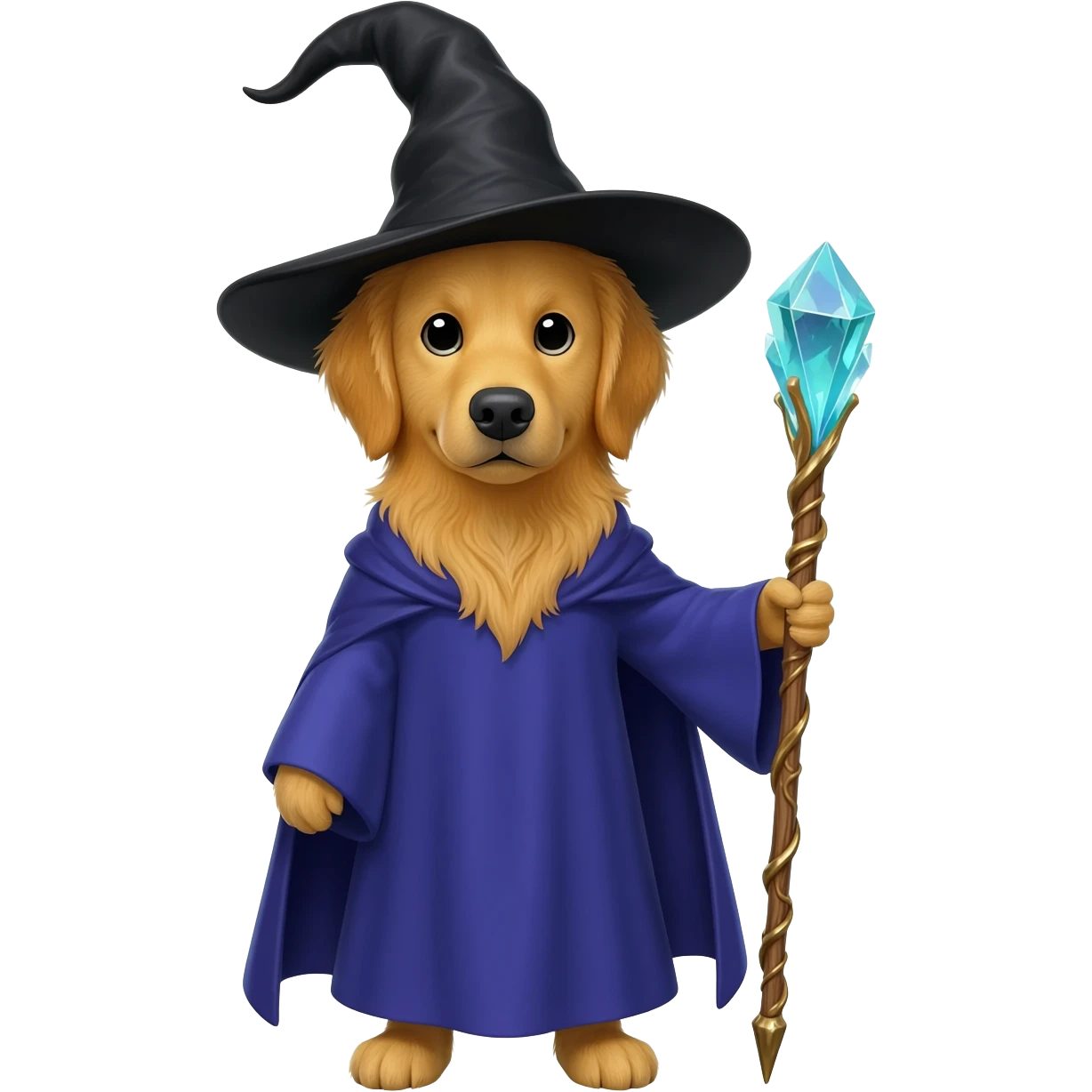 Dog wizard emoji