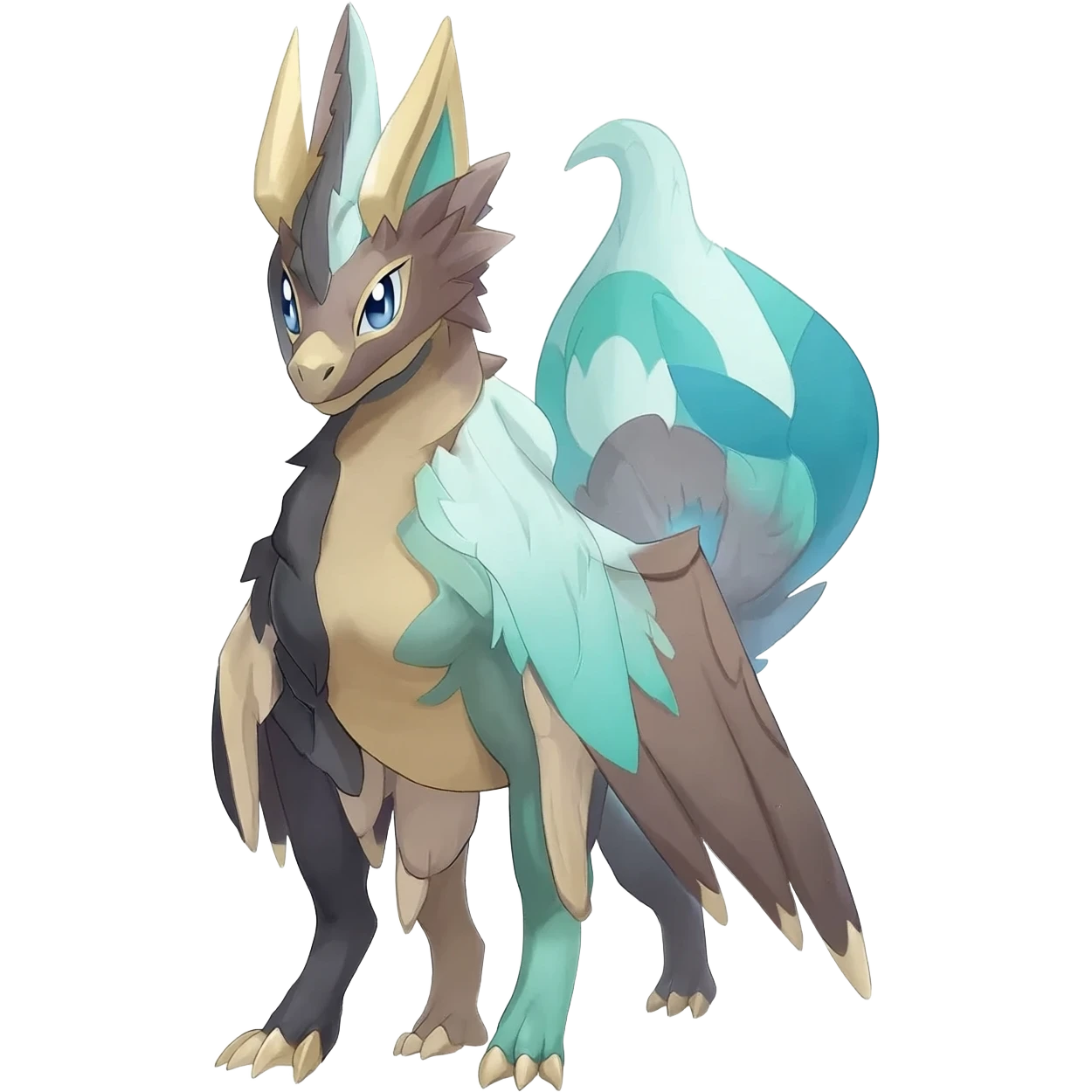 Meloetta-Trico-Meloetta-Silvally-Nargacuga-Sergal-Serval-Cresselia-Fakémon-creature-hybrid emoji