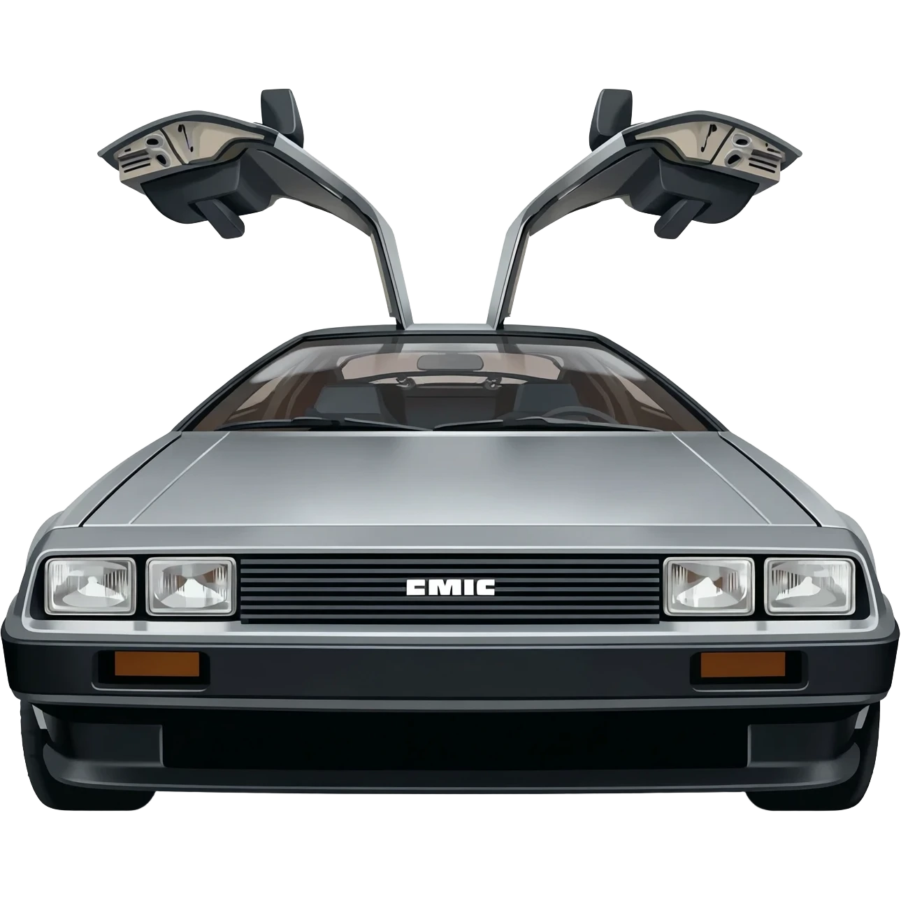 DeLorean Time Machine from Back to the Future emoji