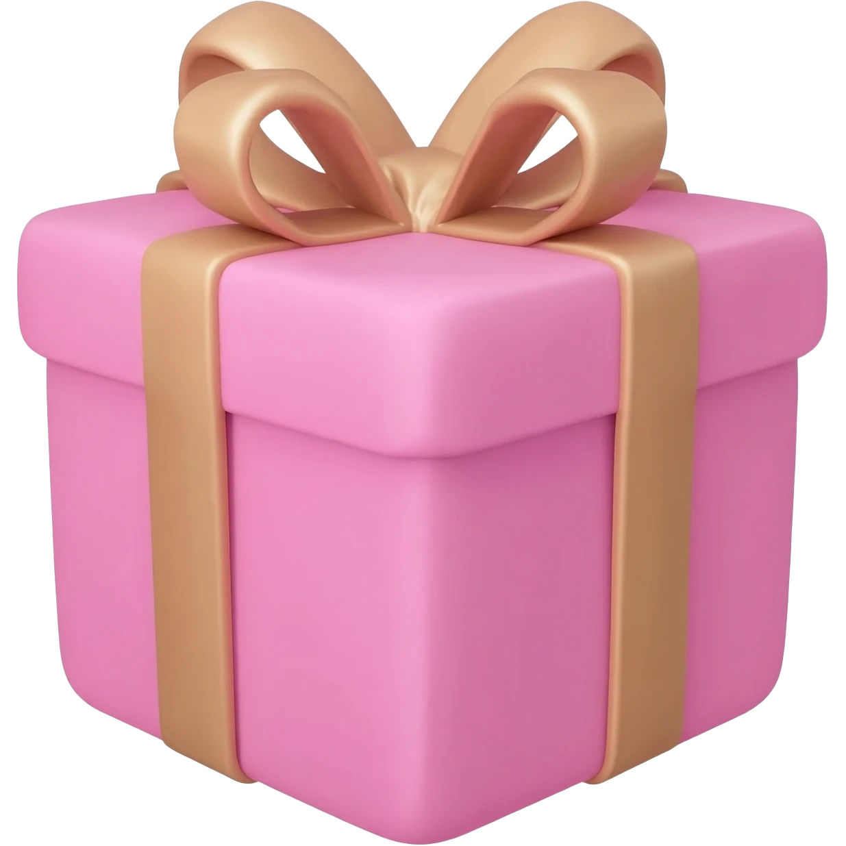 Pink christmas present emoji