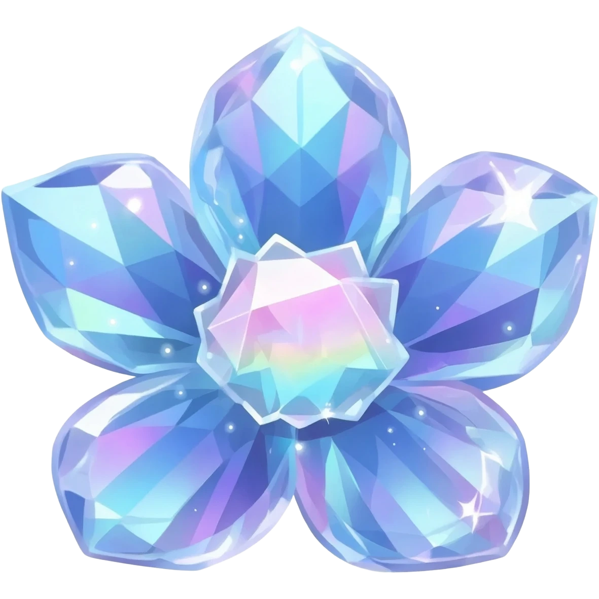 Shiny sparkling epic legendary aesthetic decorative floating glowing Amaura-Aurora-Aurorus-Meloetta-Palkia-Flower emoji
