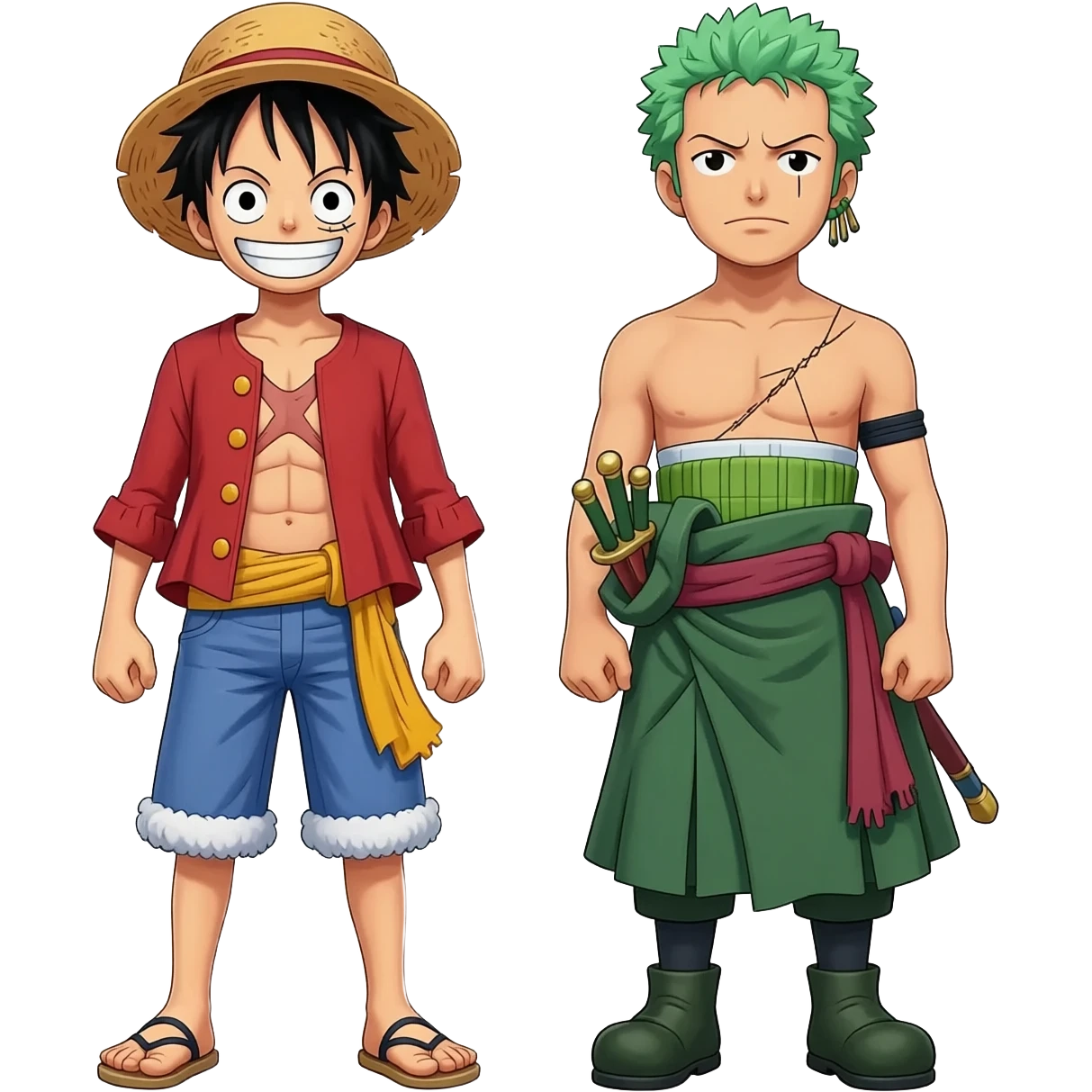 Luffy et zoro tchèque emoji