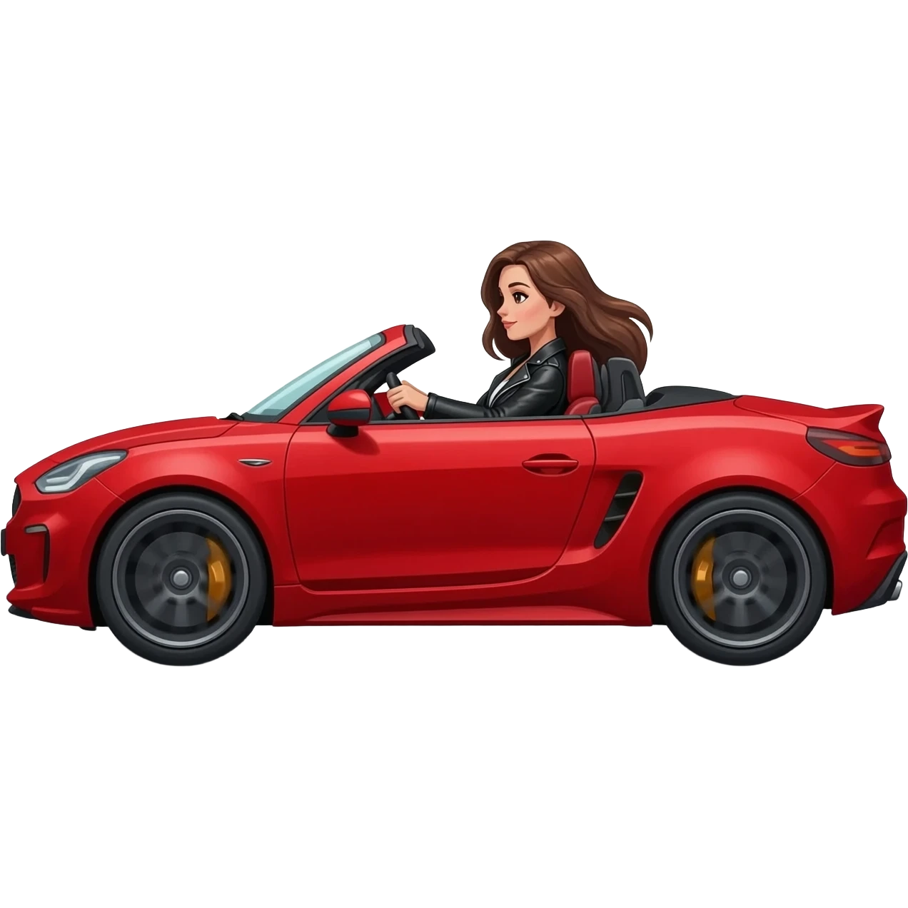 Mavis  driving  car emoji