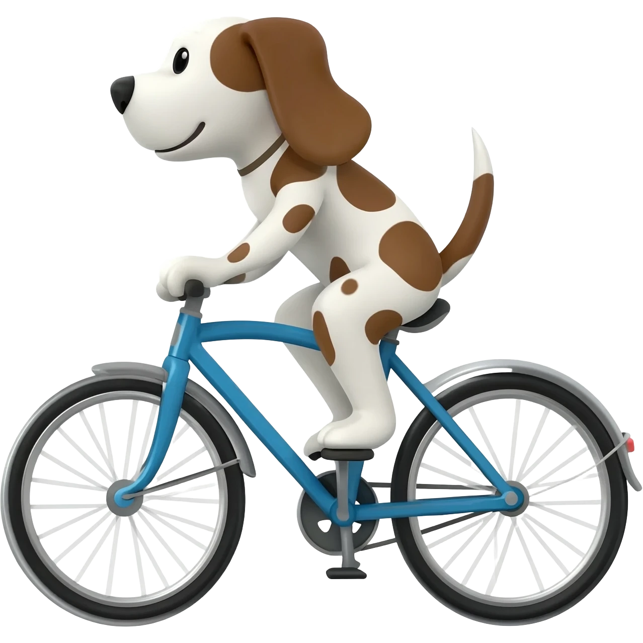 Dog on bike emoji