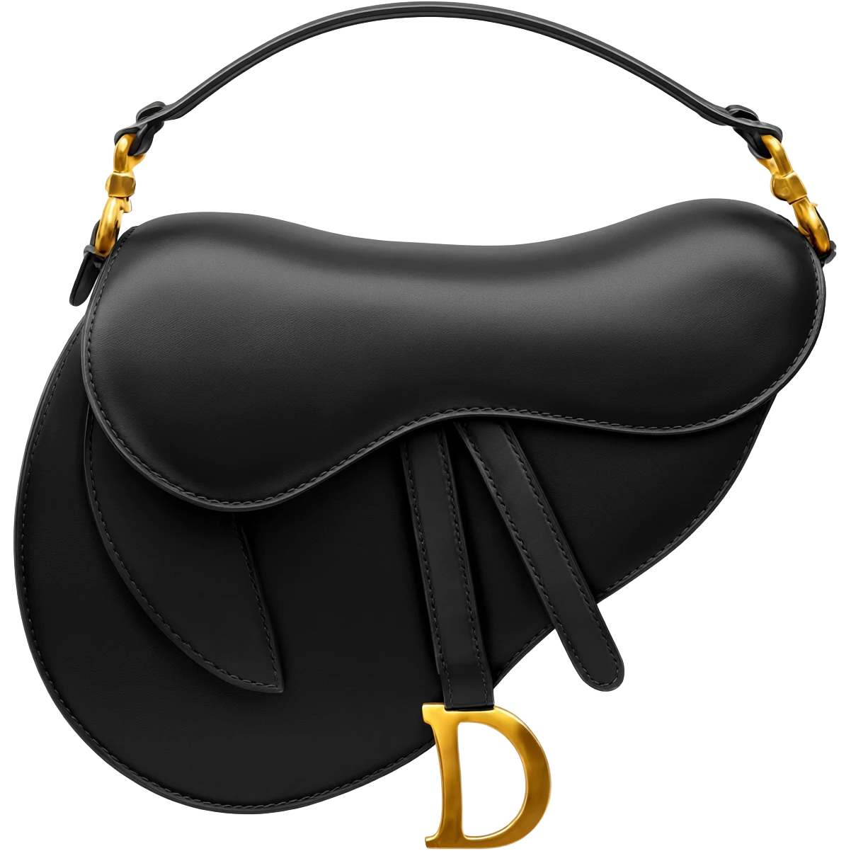 dior black saddle bag emoji
