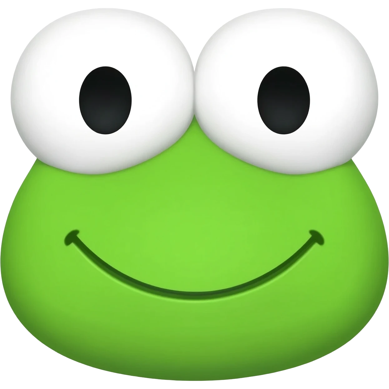 Sanrio Keroppi Frog face only emoji