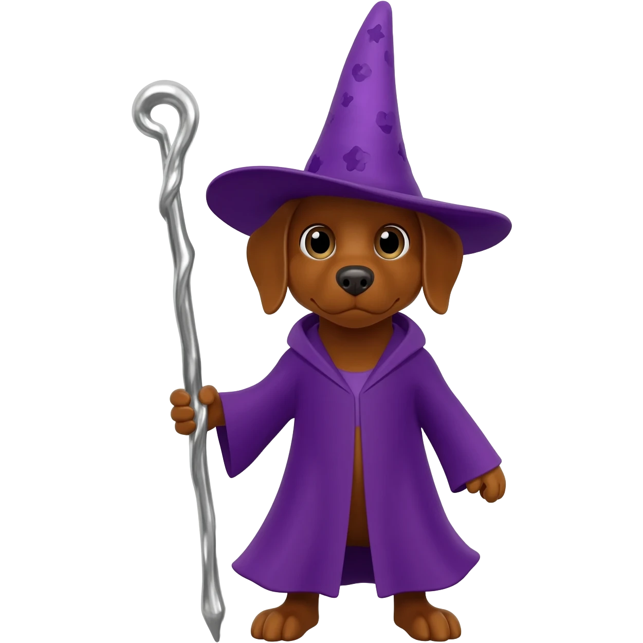 Dog wizard emoji