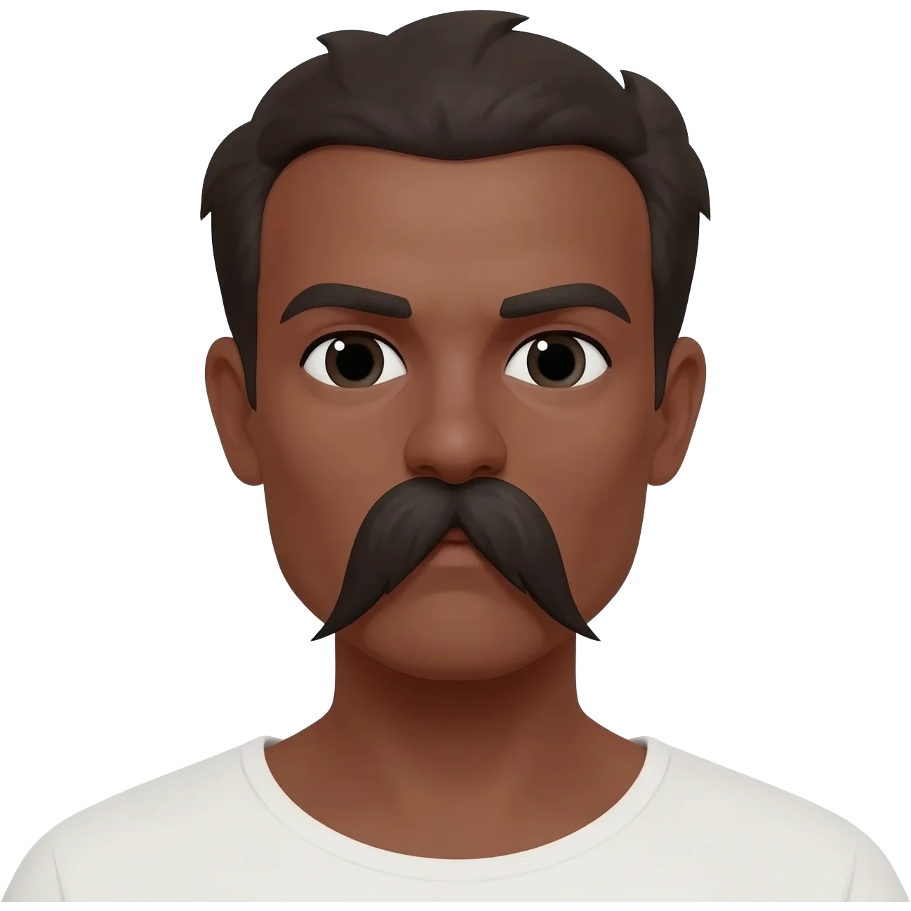 mexican male mustache "brown skin color" emoji
