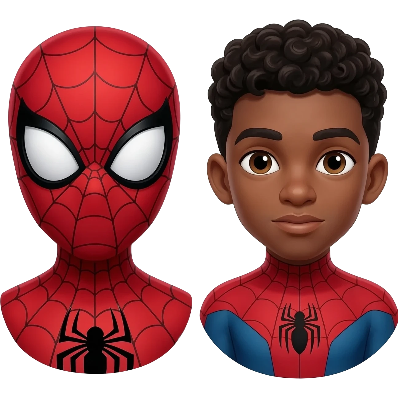 Spider man et miles morales emoji