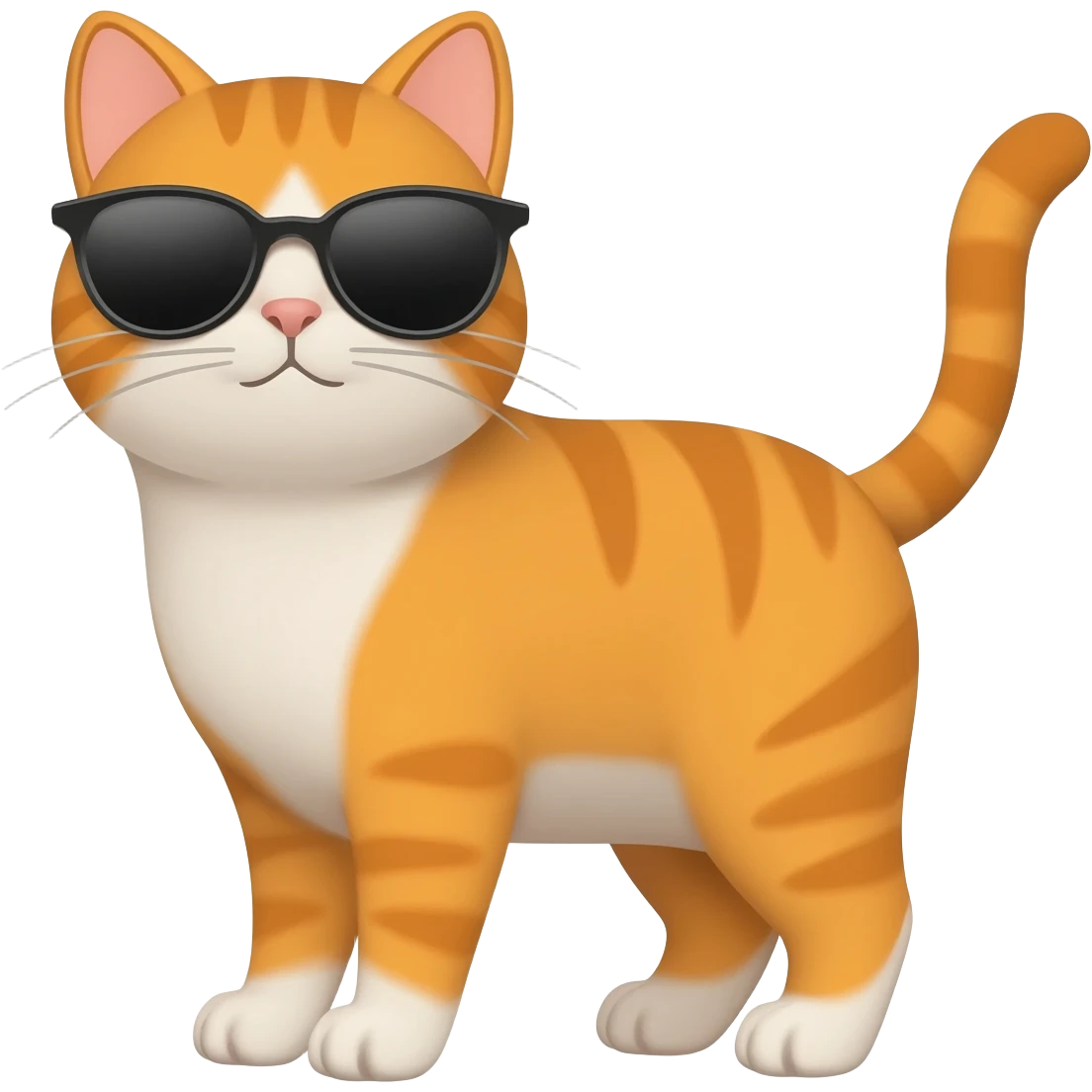 Cat wearing sunglasses emoji