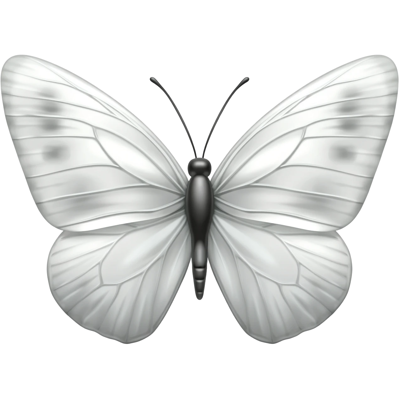 Mariposa blanca emoji