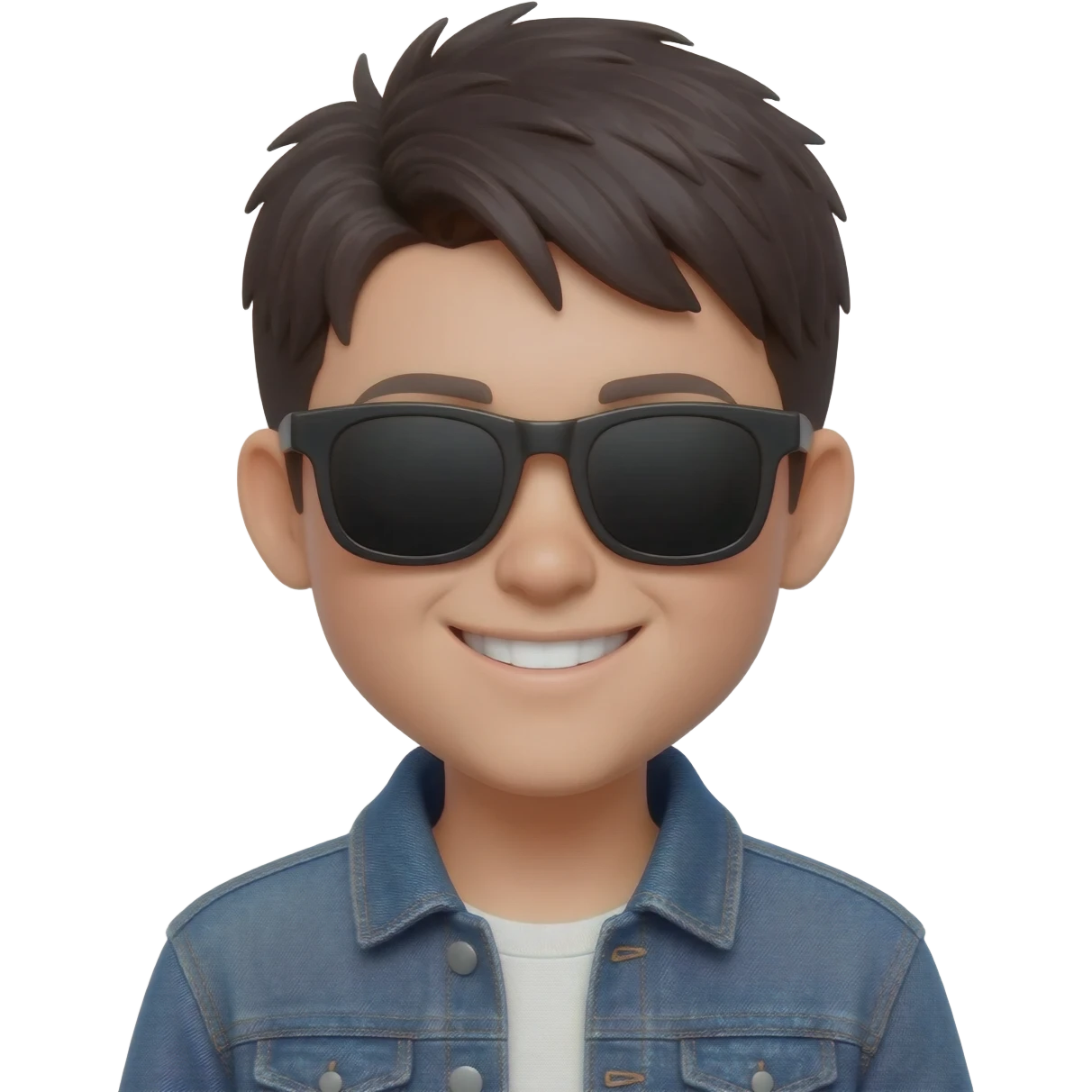 Niño con gafas de sol emoji