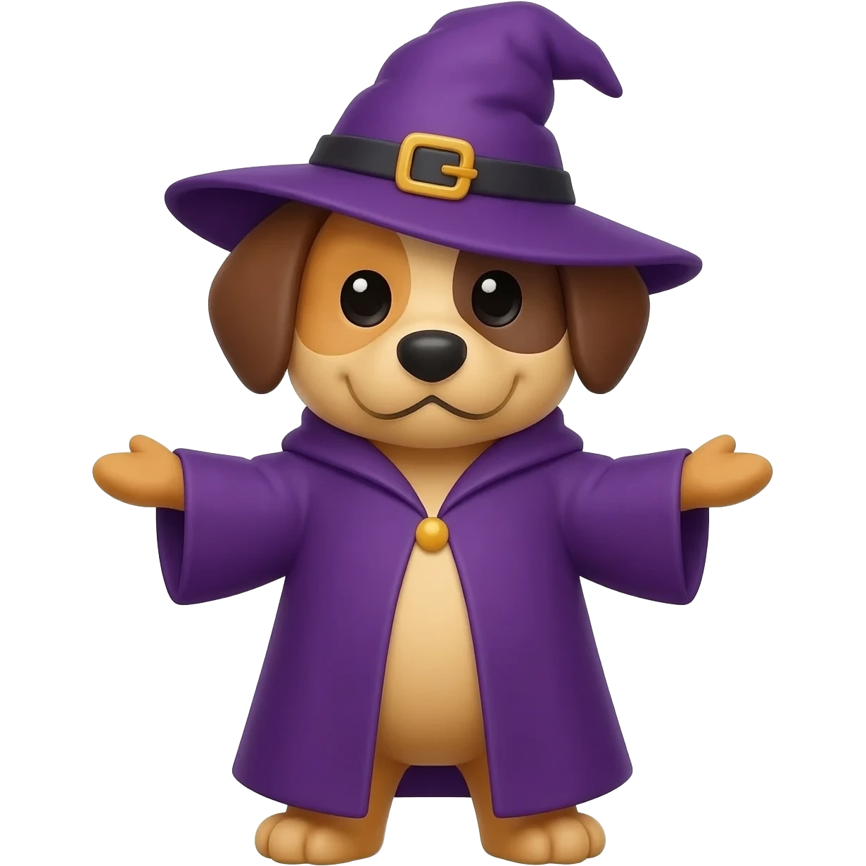 Dog wizard emoji