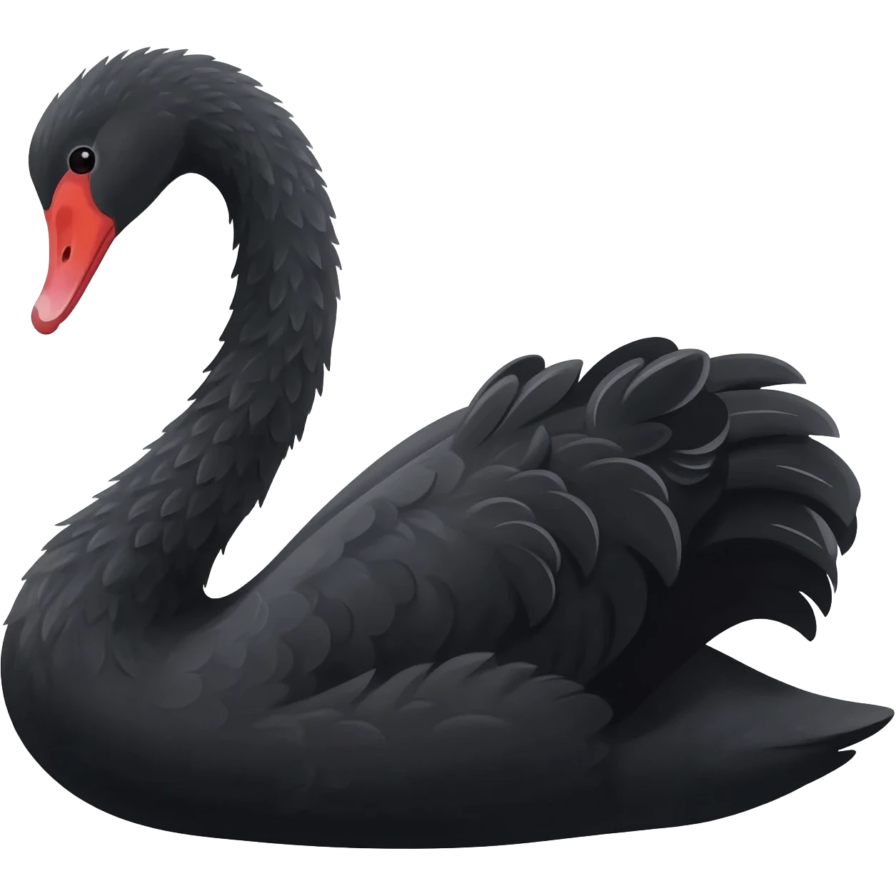 Black swaan emoji