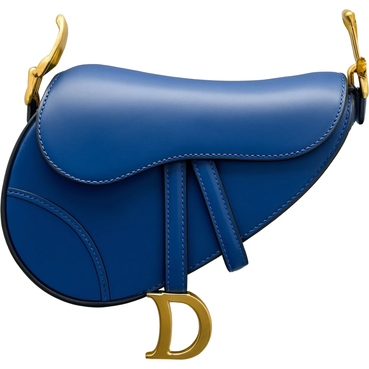 blue dior saddle bag emoji