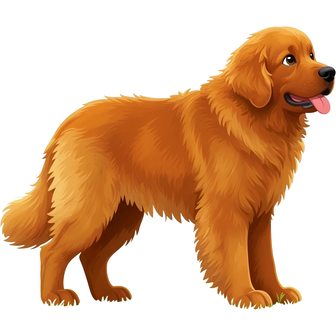 Newfoundland dog emoji
