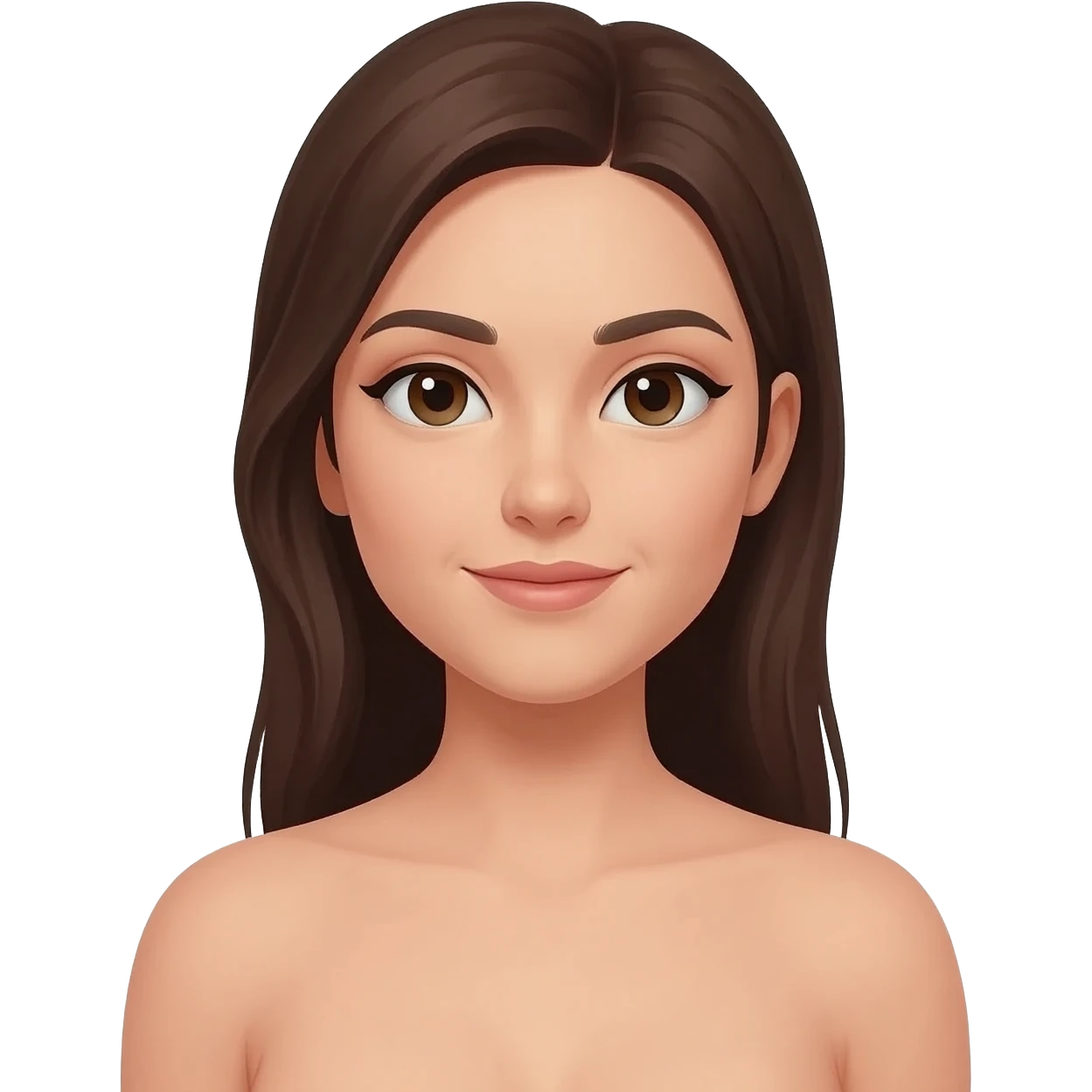 Girl naked emoji