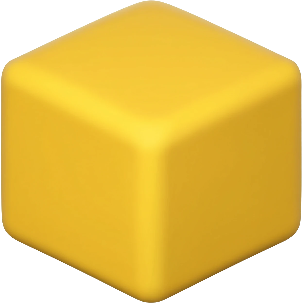 Light Yellow Cube emoji